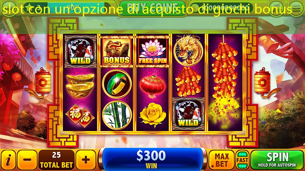 slot con un'opzione di acquisto di giochi bonus