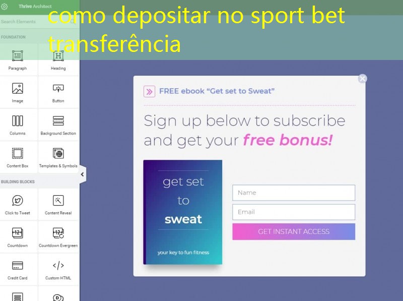 como depositar no sport bet transferência como depositar no sport bet transferência