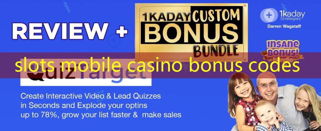slots mobile casino bonus codes